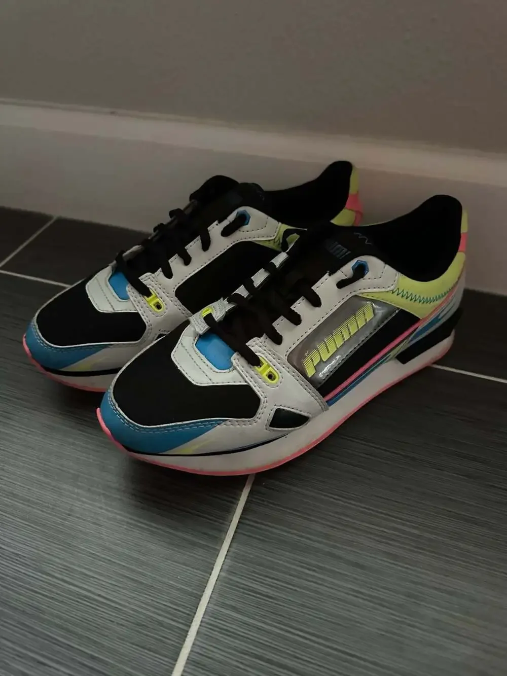 Puma Future Rider Neon Multi-Color Sneakers - Picture 4 of 8